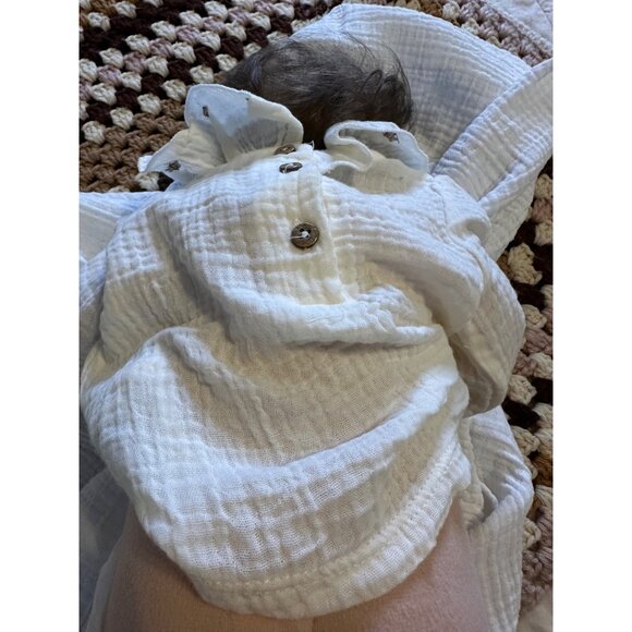 G. Hegler Lifelike Newborn Baby Doll Reborn Baby style Outfit Blanket imaginary - Picture 11 of 16